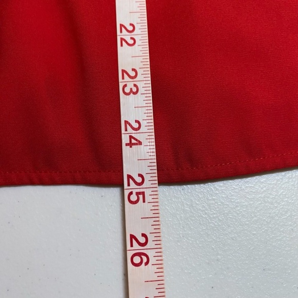 Tuckernuck India Hicks‎ Grove Blouse Womens XXS Mock Neck Button Up Pleated - Picture 10 of 10